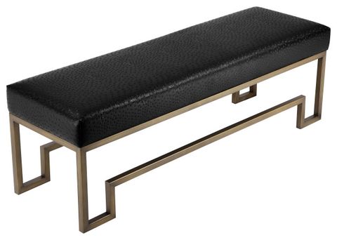 Exploring the Unique Qualities of Z-Laurence Bench Brass Black Ostrich